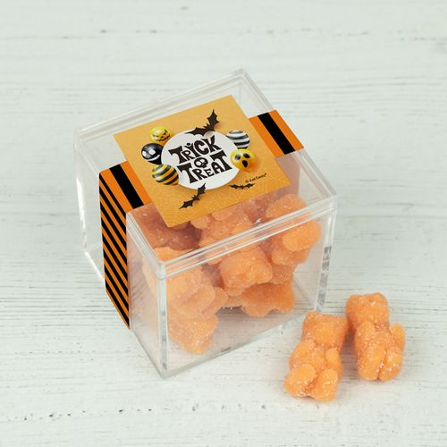 Halloween Trick or Treat JUST CANDY® favor cube with Gummy Bears