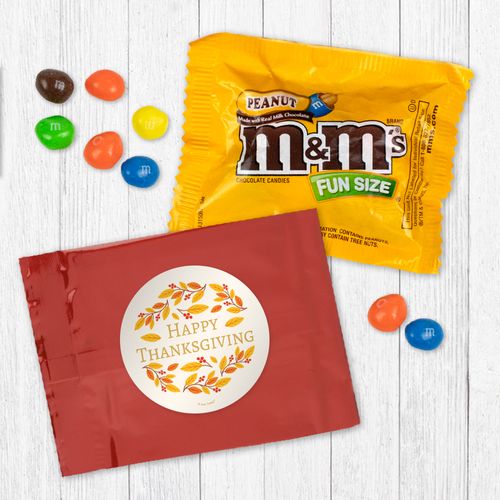 Personalized Bonnie Marcus Giving Thanks Peanut M&Ms