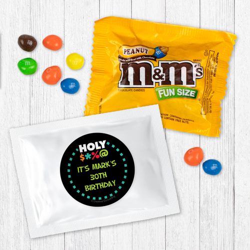 Personalized Birthday Holy Bleep Peanut M&Ms