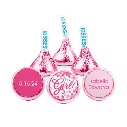 Personalized It's A Girl! Hershey's Kisses