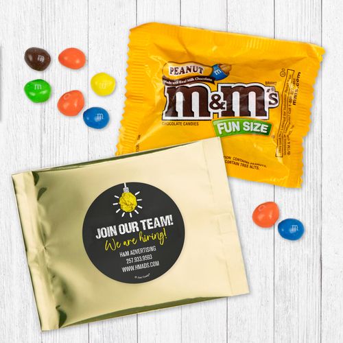 Personalized We Are Hiring Peanut M&Ms