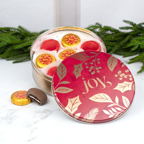 Joy Holiday Chocolate Covered Oreos Gift Tin - 16 Oreos