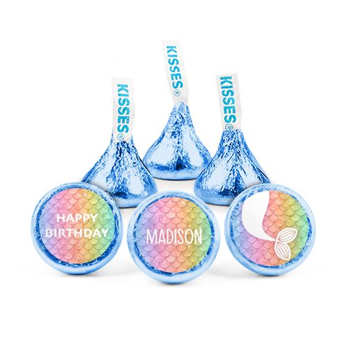 Personalized Mermaid Birthday Hershey's Kisses