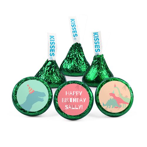 Personalized Dinosaur Birthday Hershey's Kisses