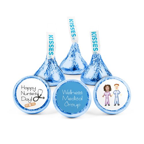 Personalized Nurse Appreciation Multicultural Scrubs Hershey's Kisses