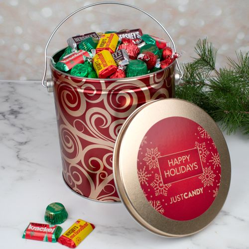 Happy Holidays 3.7lb Hershey's Holiday Mix Tin