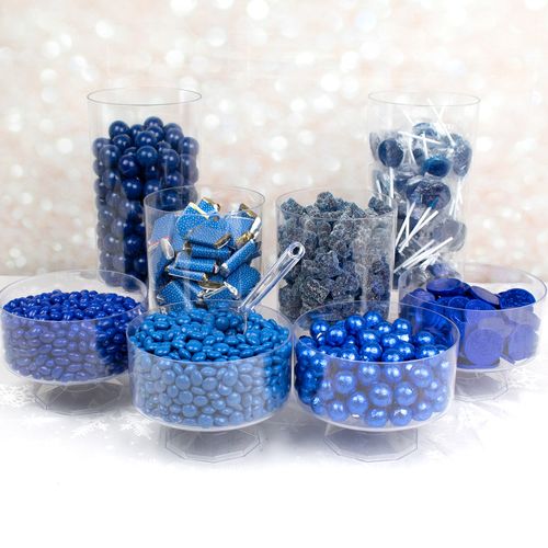 Blue Deluxe Candy Buffet