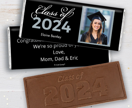 Silver Graduation Chocolate Bars