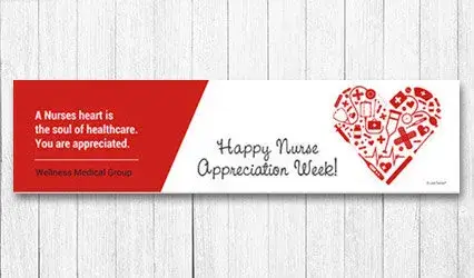 Shop Personalized 5 foot Nurse Appreciation Banner