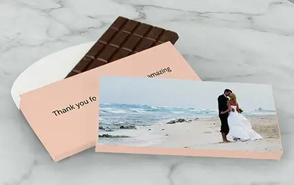 Personalized Wedding 3 oz. Chocolate Bars