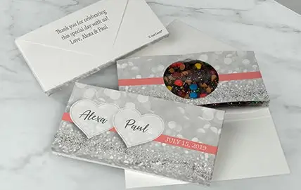 Personalized Wedding Infused Chocolate Bars