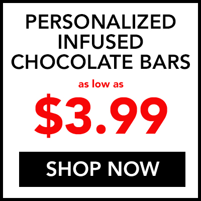 Personalized Infused Chocolate Bars