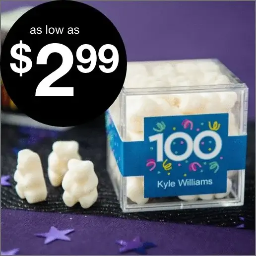 JUST CANDY® Favor Cubes as low as $2.99