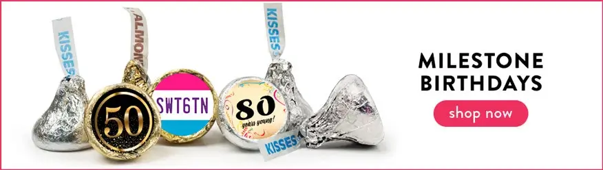 Adult Birthday Hershey's Kisses
