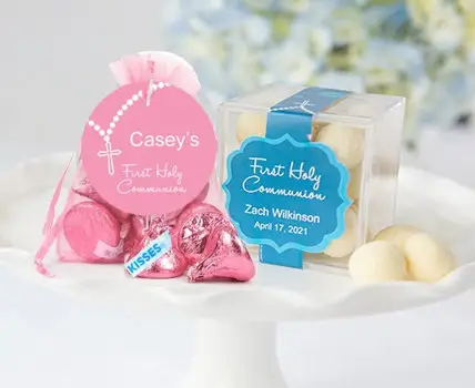 Personalized First Holy Communion Candy Filled Favors