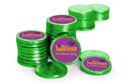 Halloween Chocolate Coins