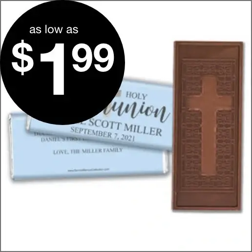 EMBOSSED CHOCOLATE BARS