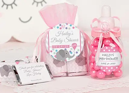 Baby Shower Candy Bar Favor Idea