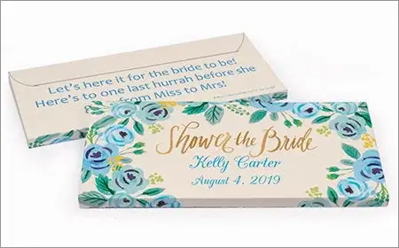 Personalized Gift Boxes with Candy Bar Bridal Shower
