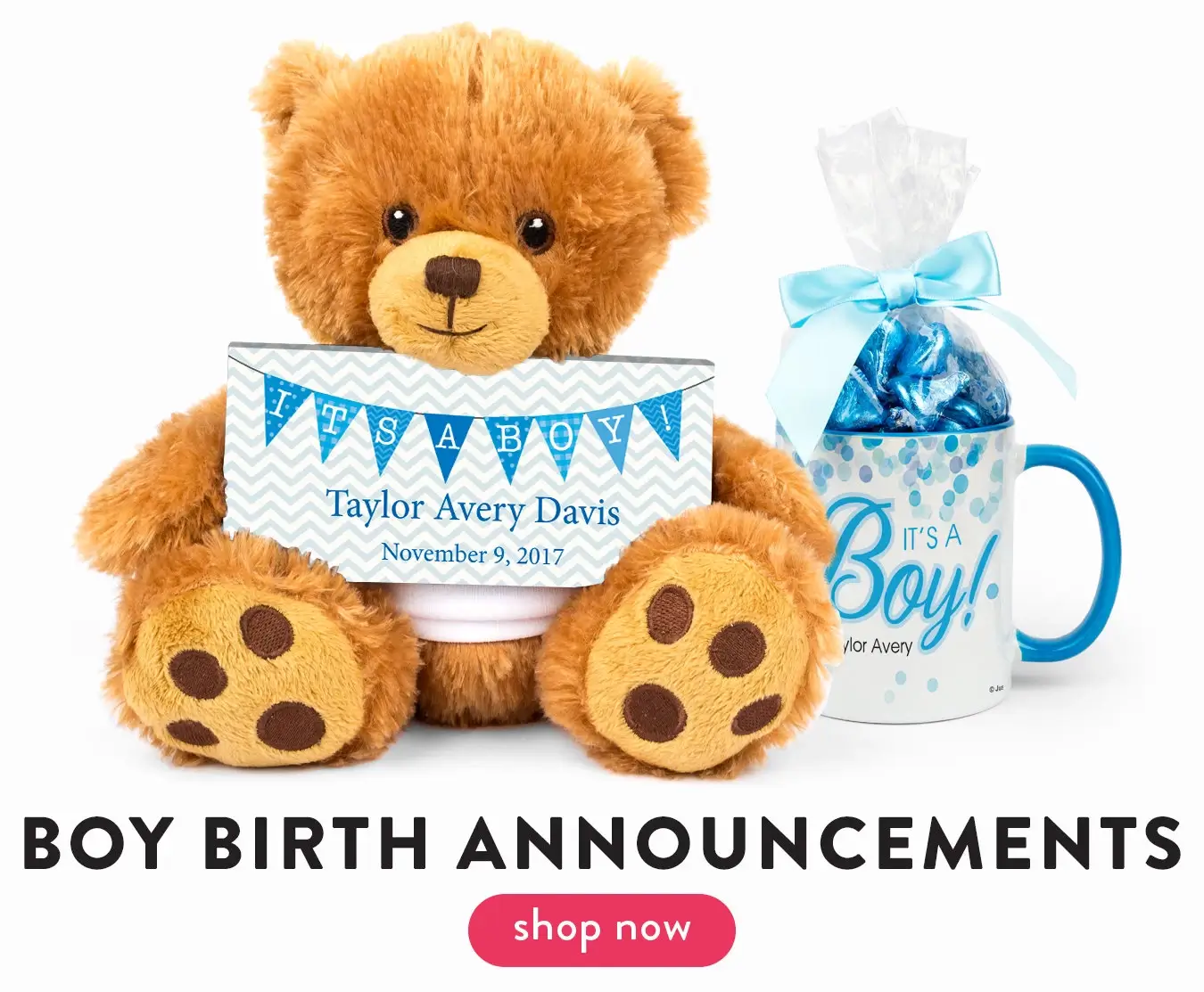 Shop Boy Birth Announcements