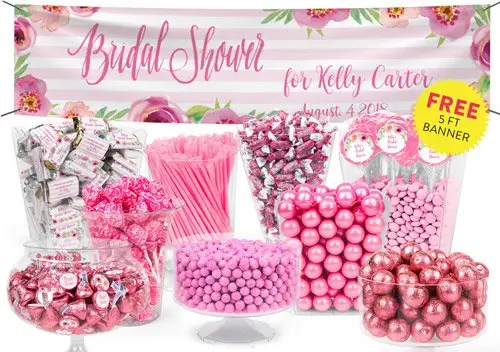Bridal Shower Candy Tables
