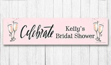 Shop Personalized 5 foot Bridal Shower Banners