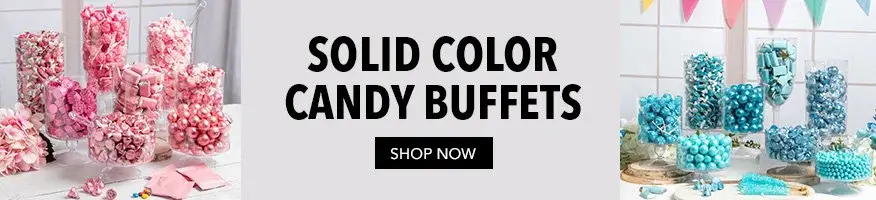 Solid Color Candy Buffets