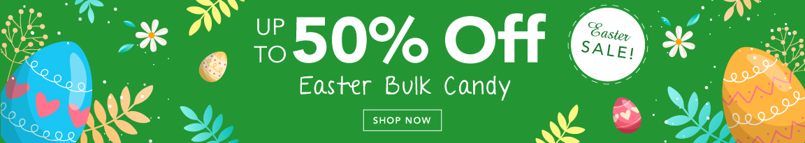 Up to 50% Off Easter Bulk Candy Banner